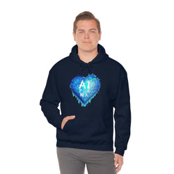Anime Imports Frozen Heart Logo Unisex Heavy Blend™ Hooded Sweatshirt