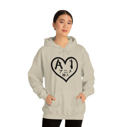 Anime Imports 2010 Heart Logo (BLK) Unisex Heavy Blend™ Hooded Sweatshirt