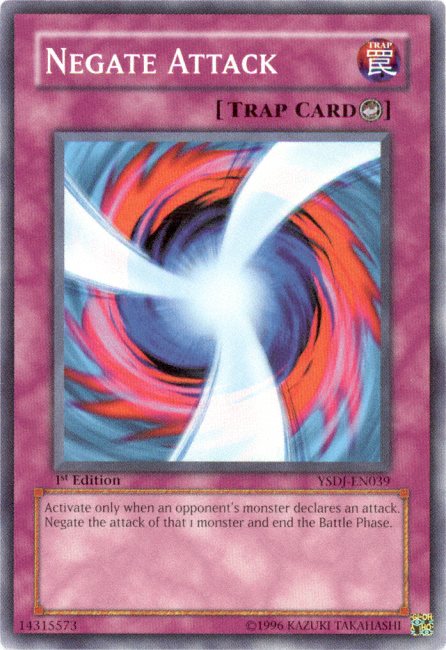 deflect yugioh card Negate Attack [YSDJ-EN039] Common