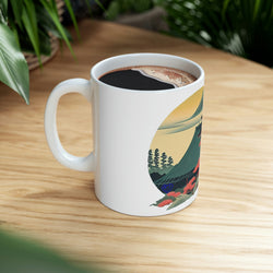 Sakura Temple Ceramic Mug 11oz