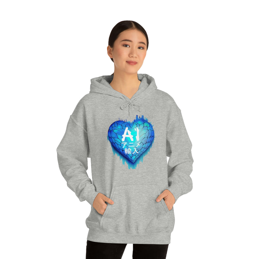 Anime Imports Frozen Heart Logo Unisex Heavy Blend™ Hooded Sweatshirt
