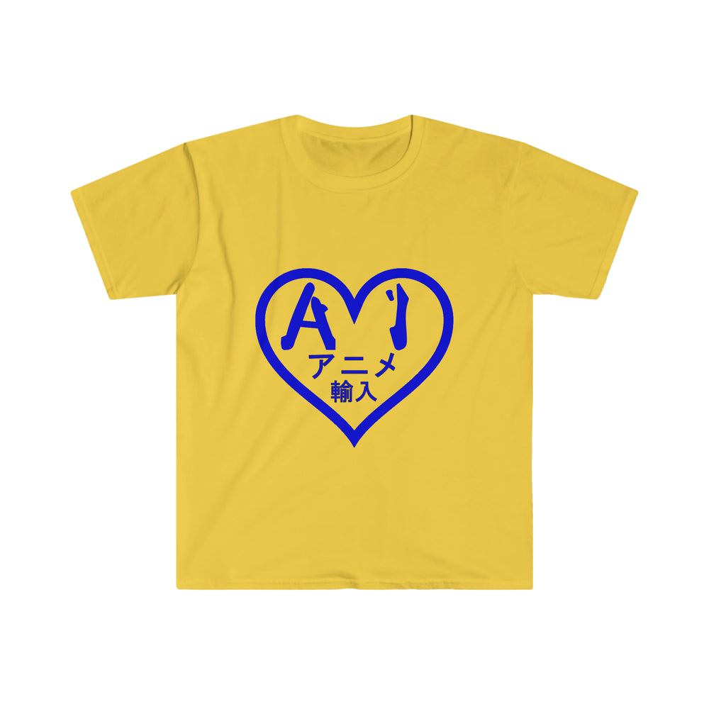Anime Imports 2010 Heart Logo (Blue) Unisex Softstyle T-Shirt