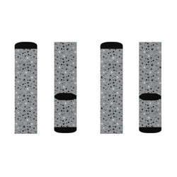 Cat Paw and Fish Bone Sublimation Socks