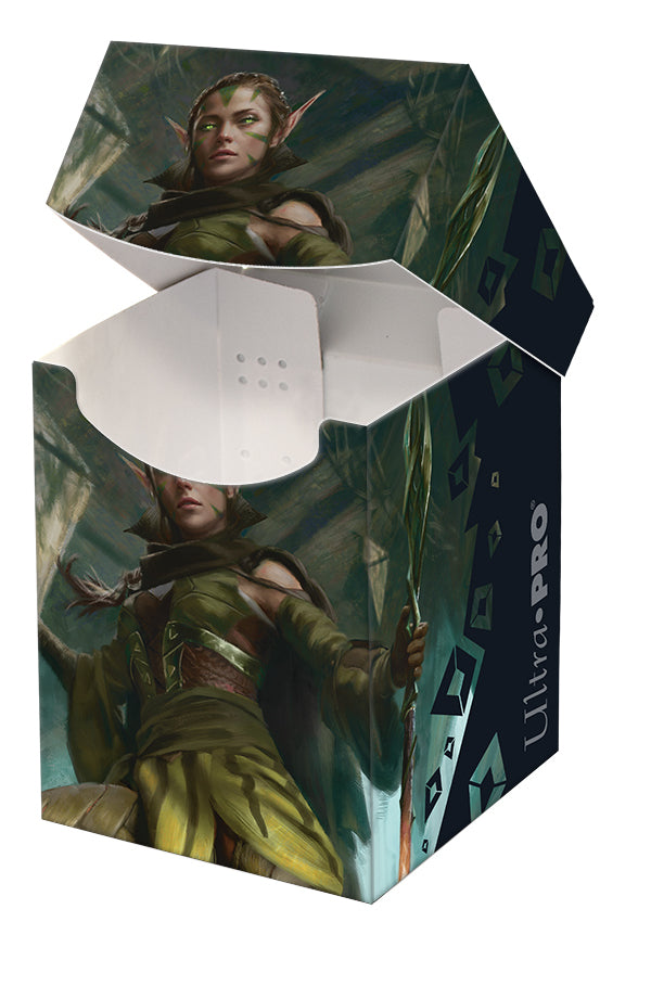 Ultra PRO: Deck Box - PRO 100+ (Zendikar Rising - Nissa of Shadowed Boughs)