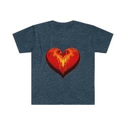 Heart of Flame Unisex Softstyle T-Shirt