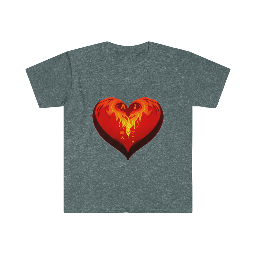 Heart of Flame Unisex Softstyle T-Shirt