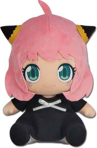 SPY X FAMILY - ANYA BLACK DRESS SITTING POSE PLUSH 12''
