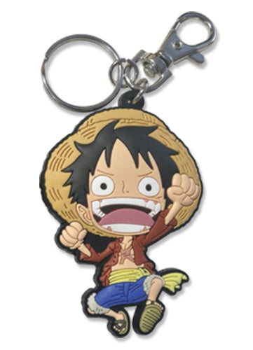 ONE PIECE - LUFFY PVC KEYCHAIN 2.5''