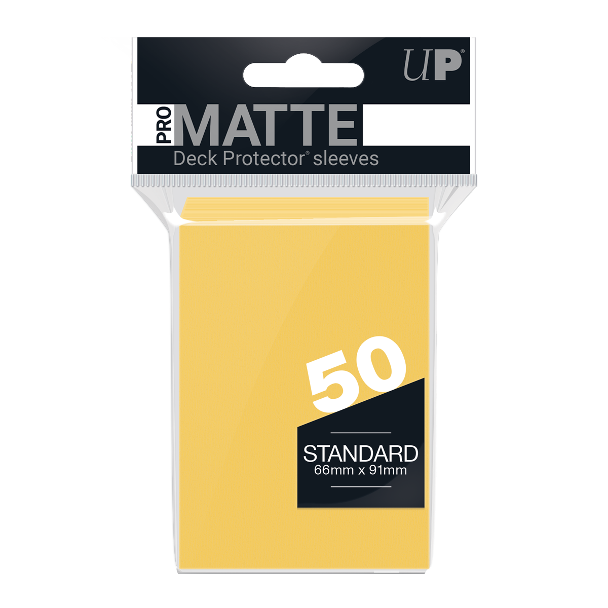 Ultra PRO: Standard 50ct Sleeves - PRO-Matte (Yellow)