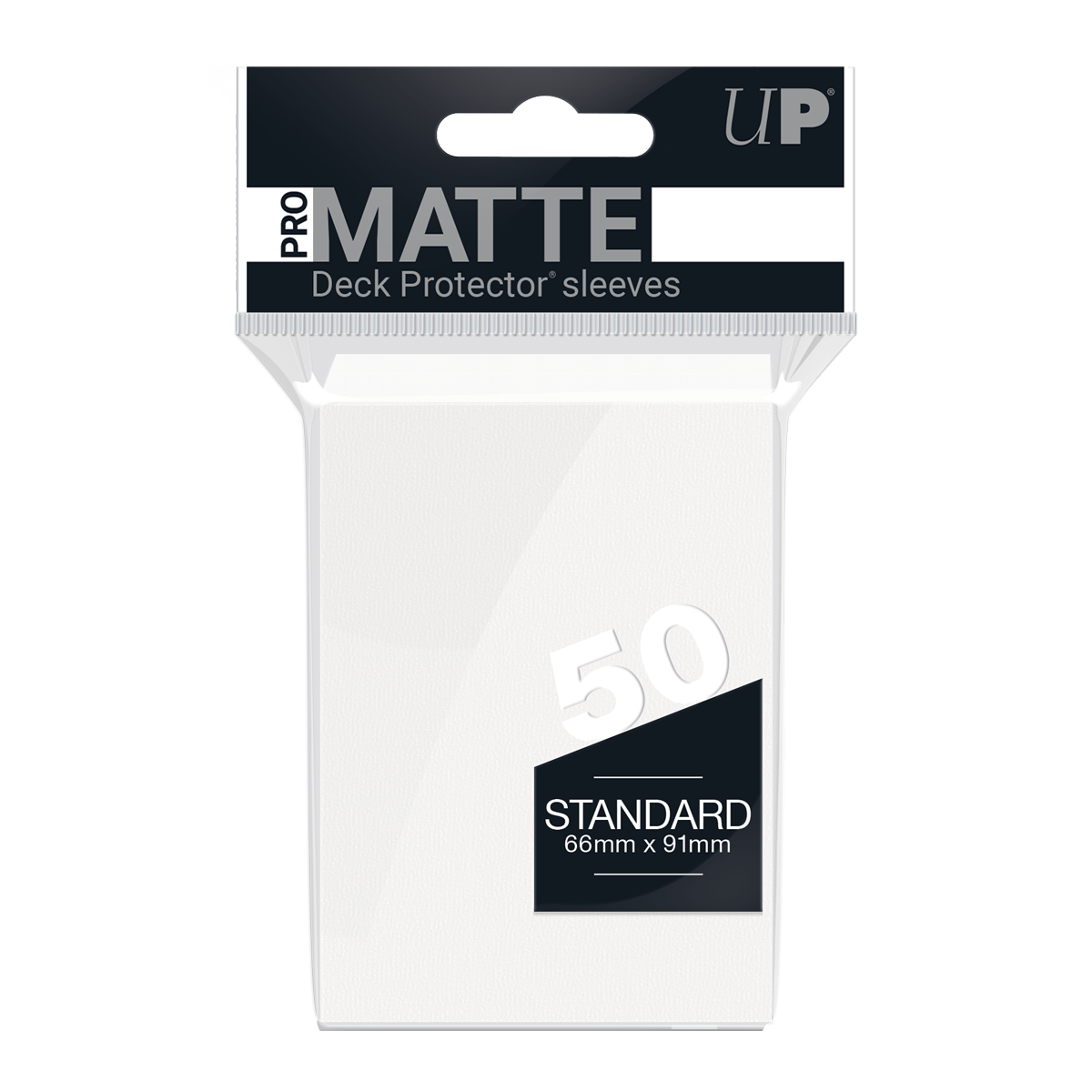 Ultra PRO: Standard 50ct Sleeves - PRO-Matte (White)