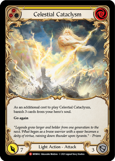 Celestial Cataclysm [MON062] (Monarch)  1st Edition Normal