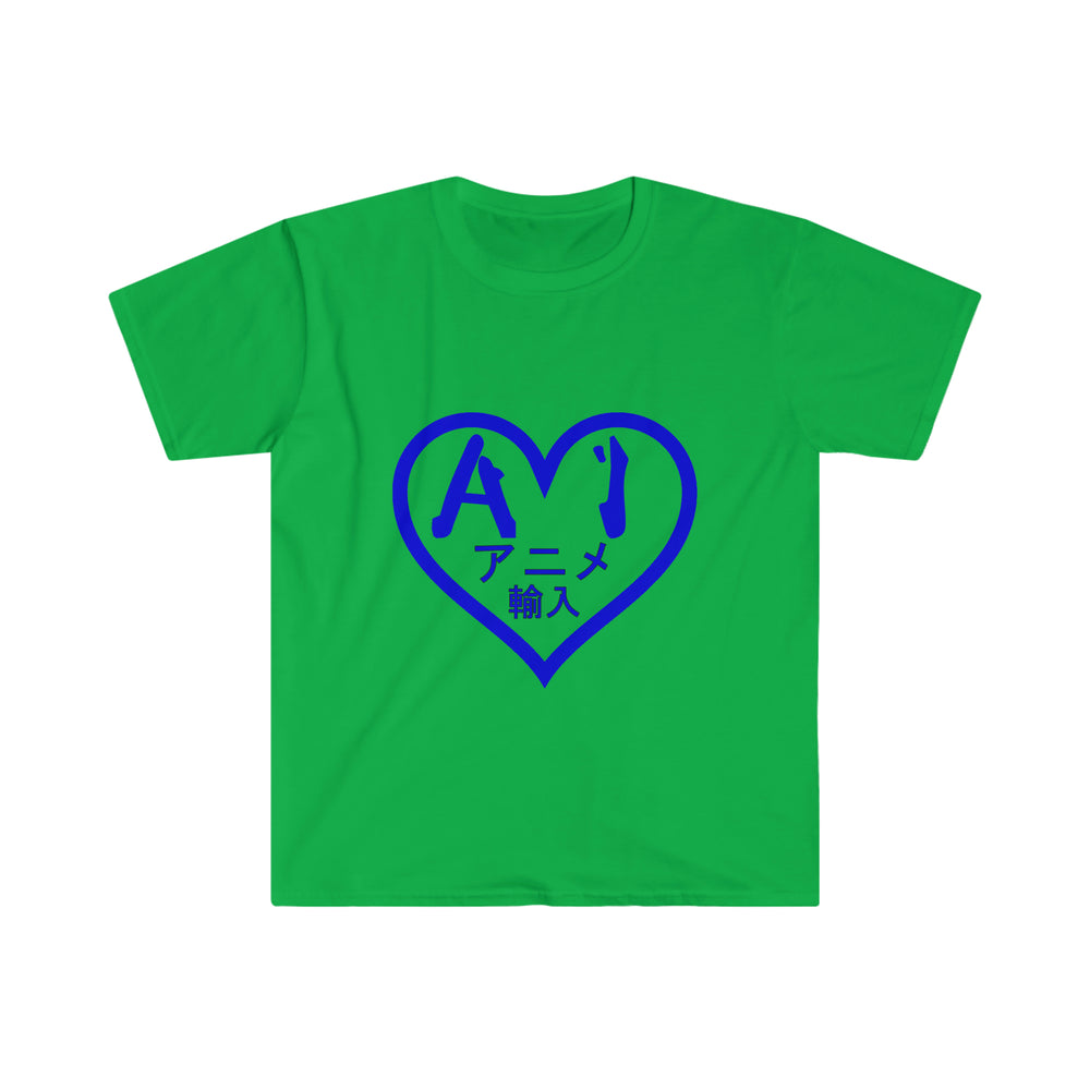 Anime Imports 2010 Heart Logo (Blue) Unisex Softstyle T-Shirt