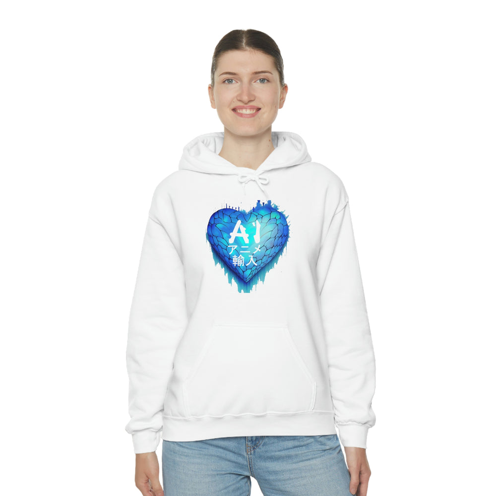 Anime Imports Frozen Heart Logo Unisex Heavy Blend™ Hooded Sweatshirt