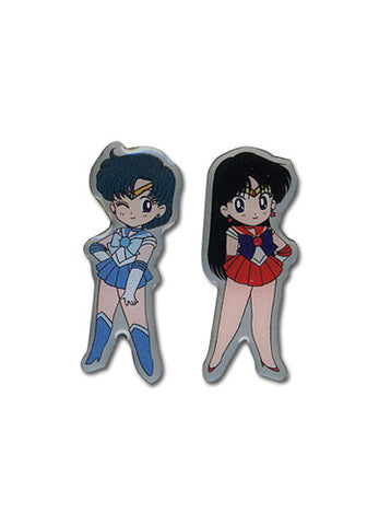 SAILORMOON SD SAILOR MERCURY & SAILOR MARS PINSET