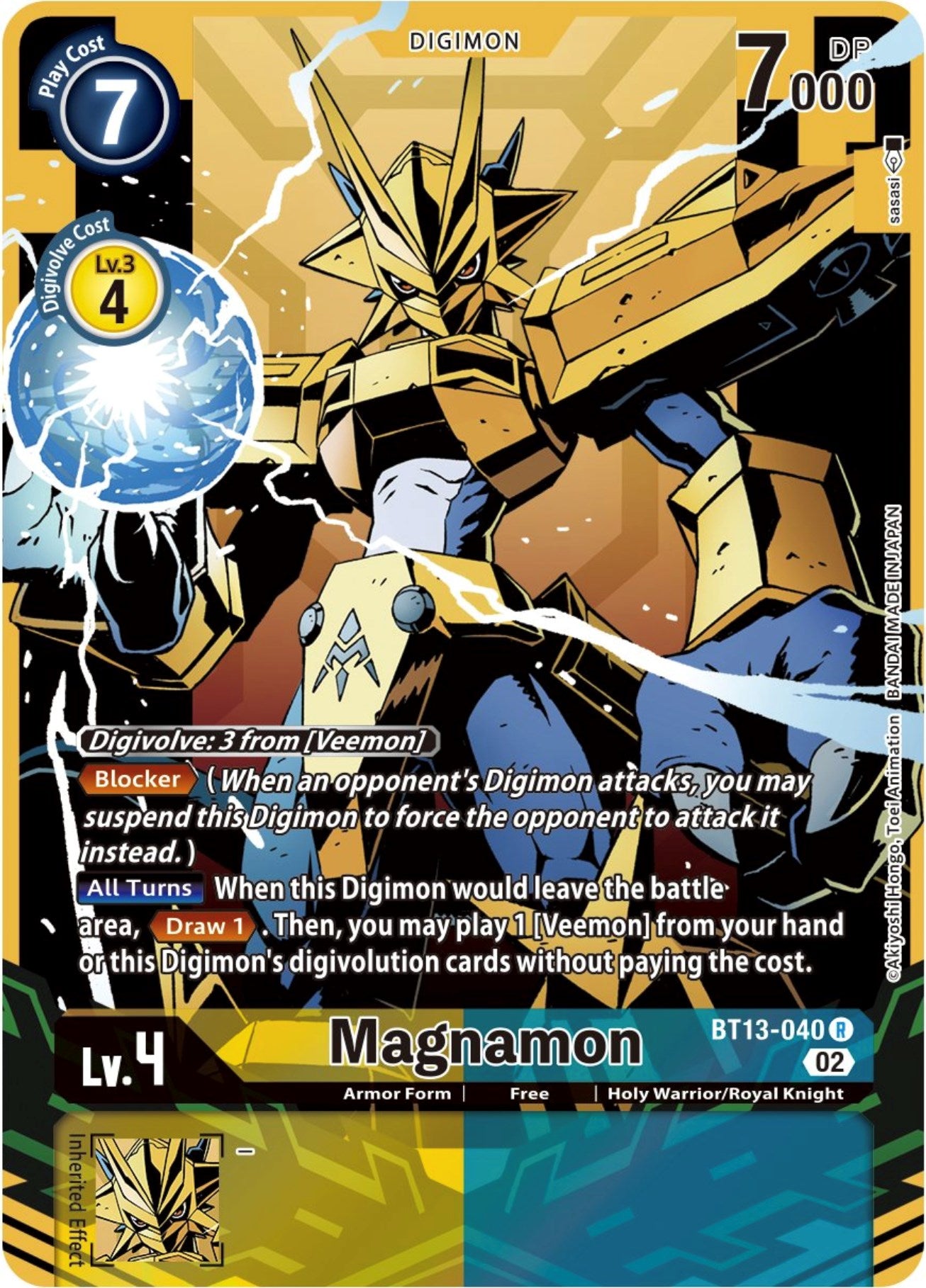 Magnamon [BT13-040] (Alternate Art) [Versus Royal Knights Booster]