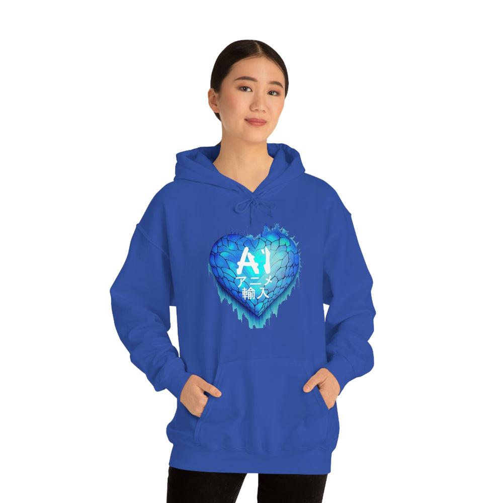 Anime Imports Frozen Heart Logo Unisex Heavy Blend™ Hooded Sweatshirt