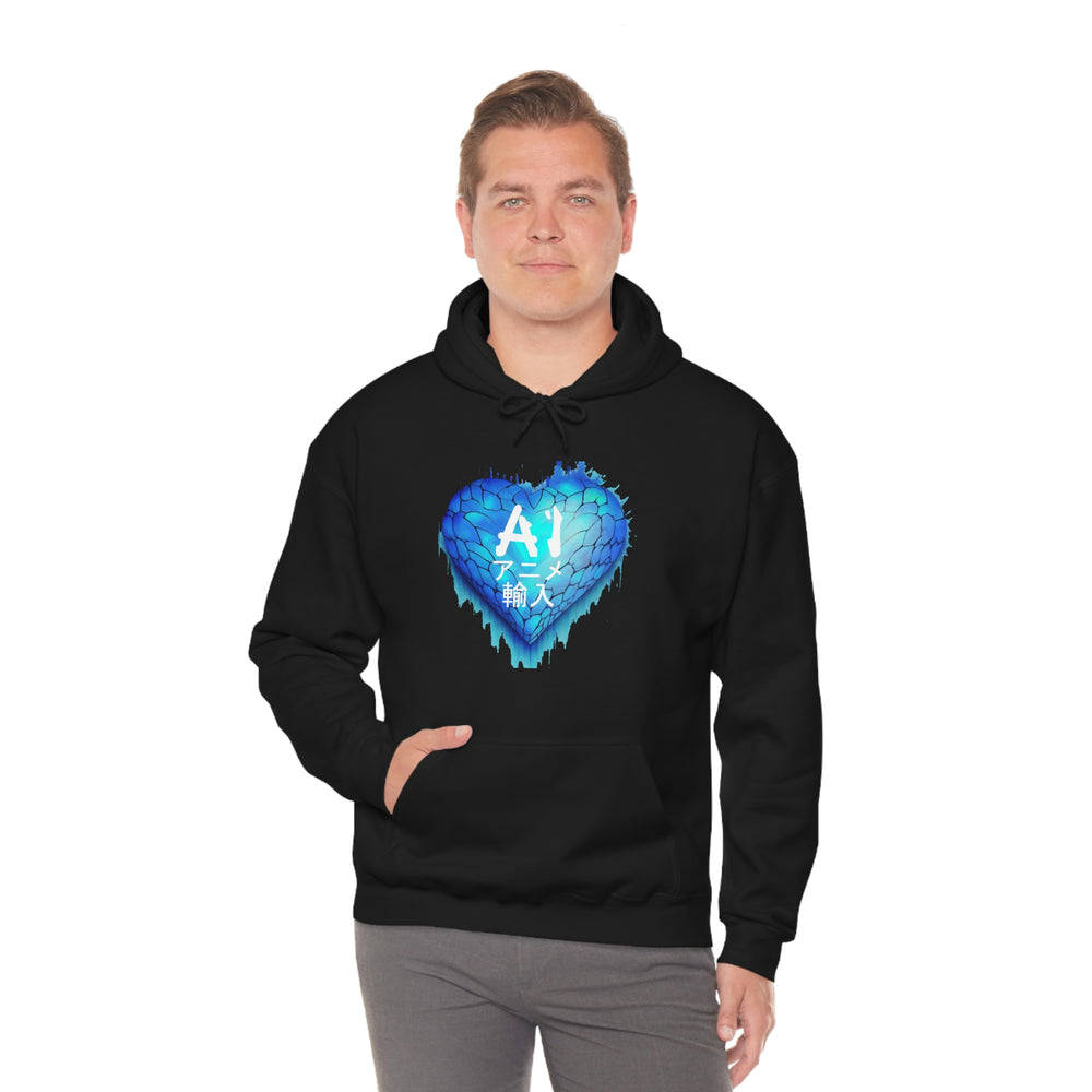 Anime Imports Frozen Heart Logo Unisex Heavy Blend™ Hooded Sweatshirt