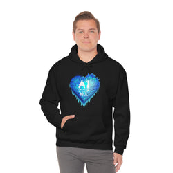 Anime Imports Frozen Heart Logo Unisex Heavy Blend™ Hooded Sweatshirt