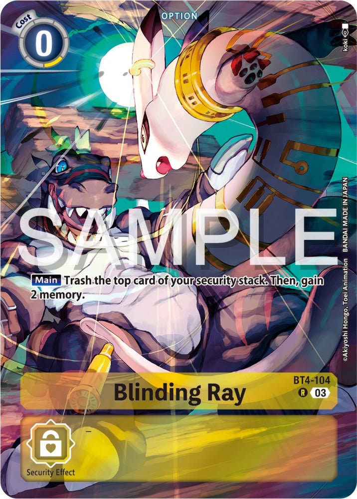 Blinding Ray [BT4-104] (Reprint) [Starter Deck: Double Typhoon Advanced Deck Set]