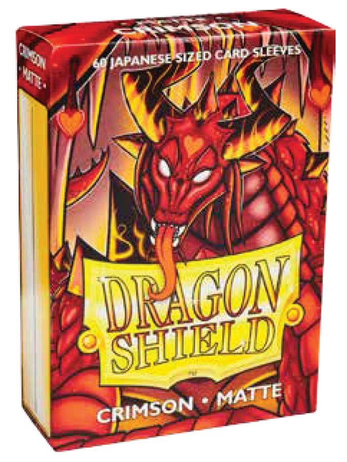Dragon Shields Japanese: (60) Matte Crimson
