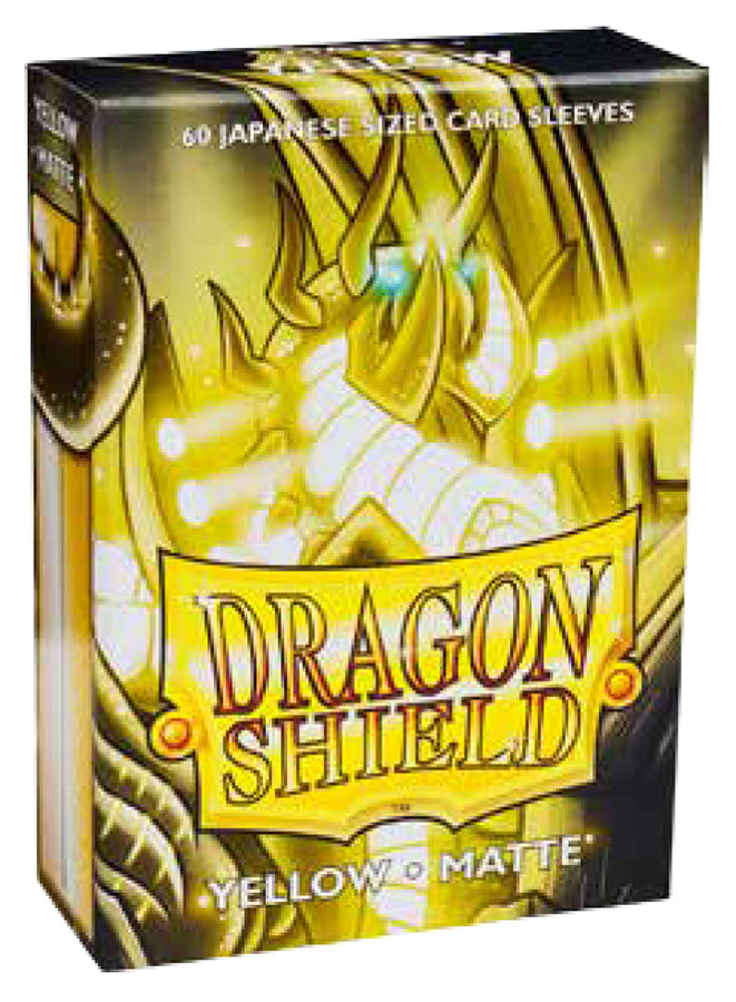 Dragon Shields Japanese: (60) Matte Yellow