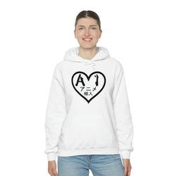 Anime Imports 2010 Heart Logo (BLK) Unisex Heavy Blend™ Hooded Sweatshirt