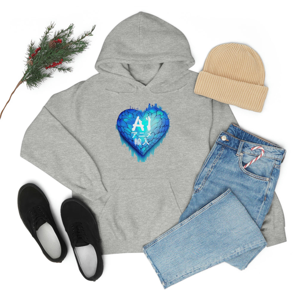 Anime Imports Frozen Heart Logo Unisex Heavy Blend™ Hooded Sweatshirt