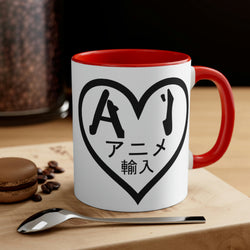 AI Logo 2001 & 2007 Black Logo) Accent Coffee Mug, 11oz