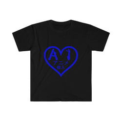 Anime Imports 2010 Heart Logo (Blue) Unisex Softstyle T-Shirt