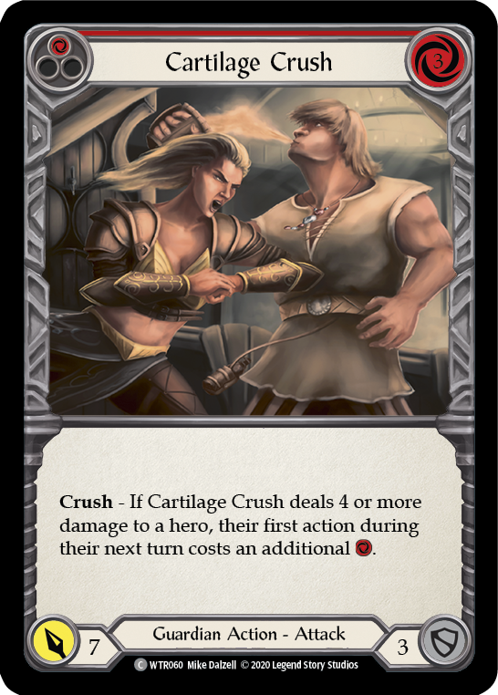 Cartilage Crush (Red) [U-WTR060] (Welcome to Rathe Unlimited)  Unlimited Rainbow Foil