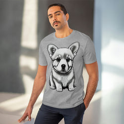 Corgi Pup Eco-Friendly Organic Creator T-shirt - Unisex