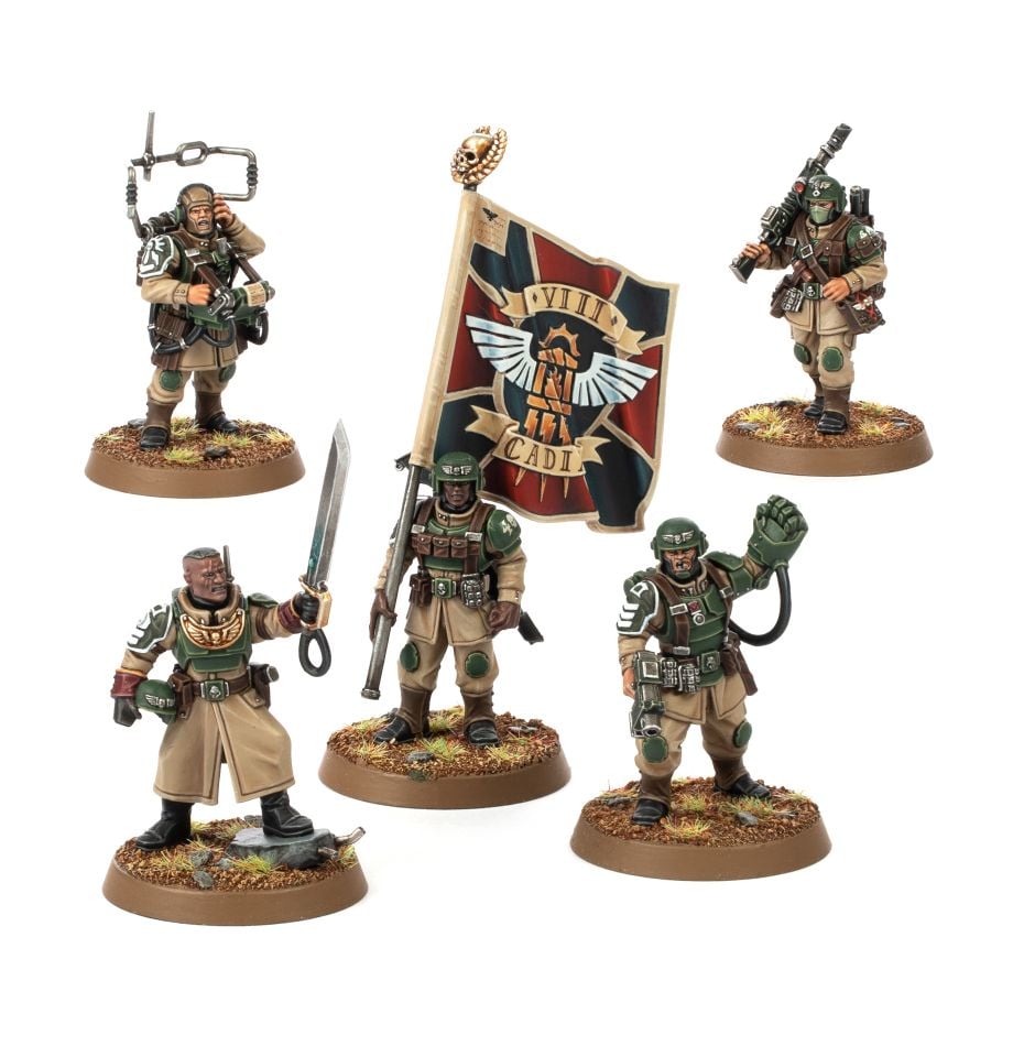 Astra Militarum Cadian Command Squad (2023)