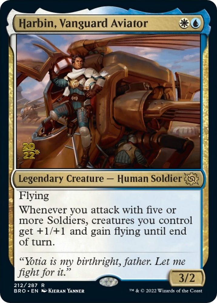 Harbin, Vanguard Aviator [The Brothers' War: Prerelease Promos]