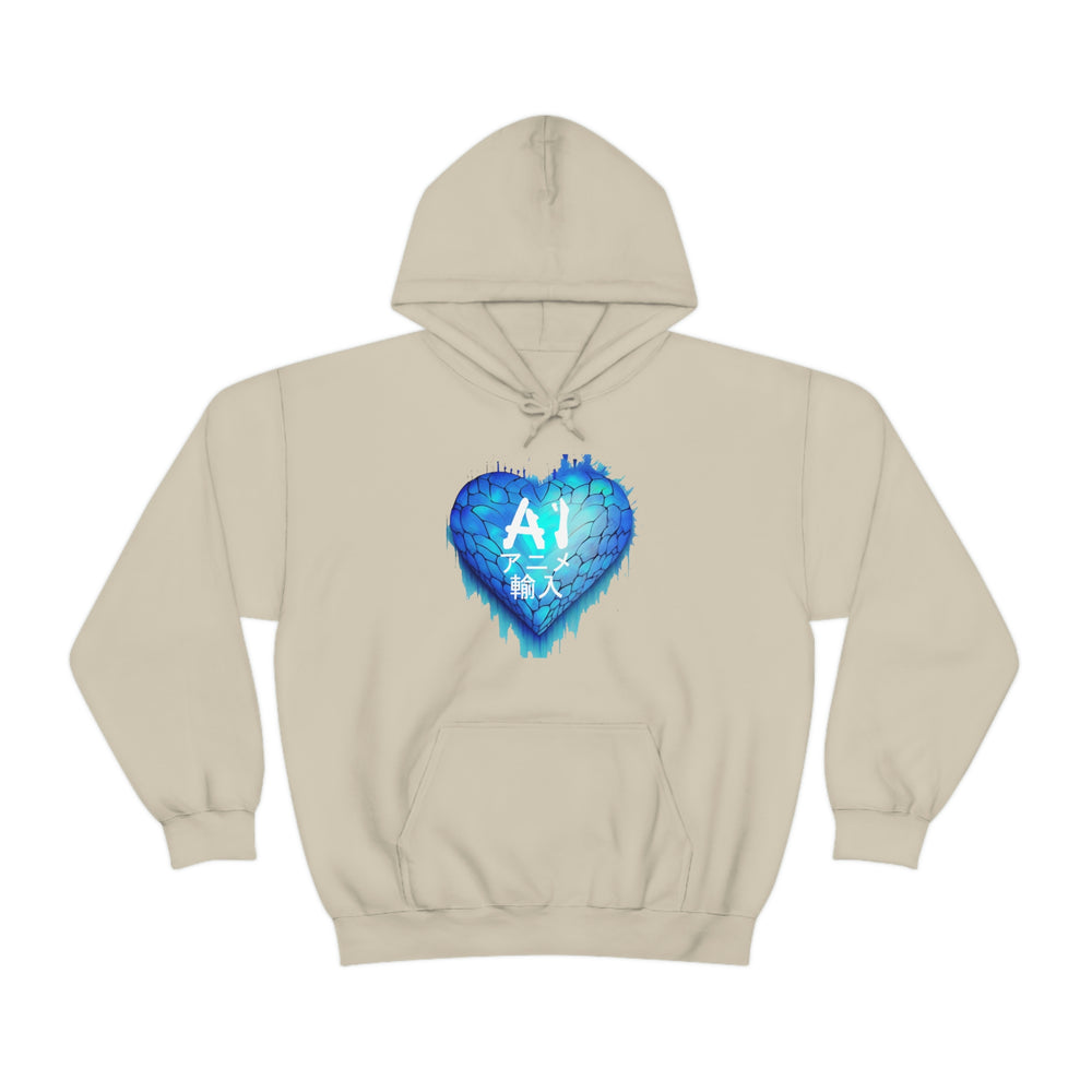 Anime Imports Frozen Heart Logo Unisex Heavy Blend™ Hooded Sweatshirt