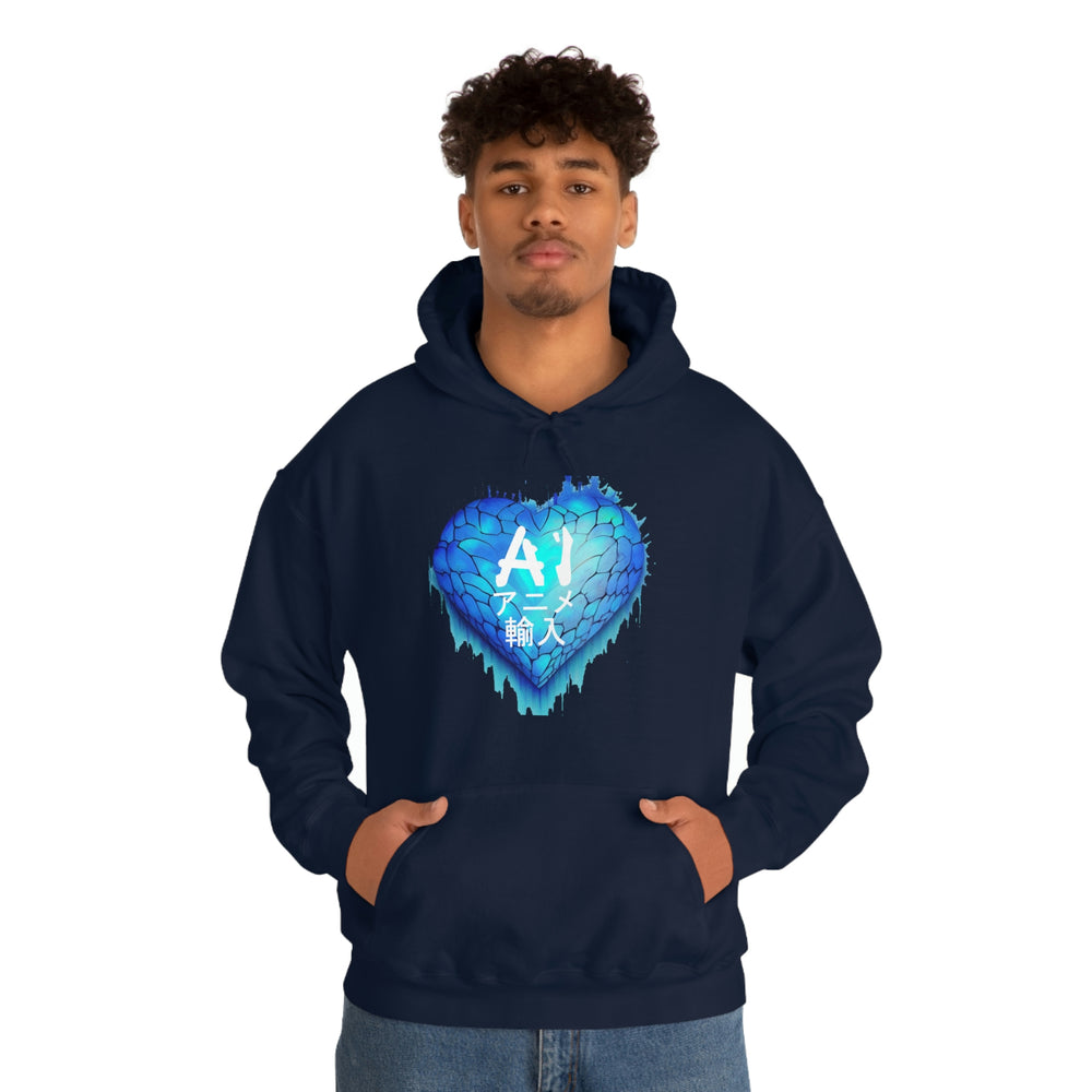 Anime Imports Frozen Heart Logo Unisex Heavy Blend™ Hooded Sweatshirt