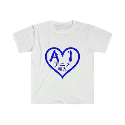 Anime Imports 2010 Heart Logo (Blue) Unisex Softstyle T-Shirt