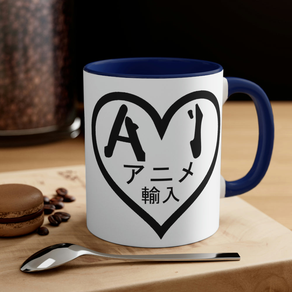 AI Logo 2001 & 2007 Black Logo) Accent Coffee Mug, 11oz