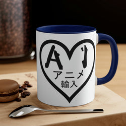 AI Logo 2001 & 2007 Black Logo) Accent Coffee Mug, 11oz