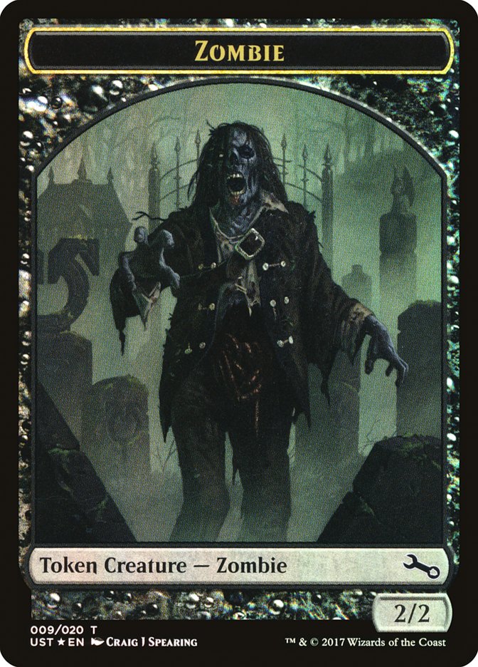 Zombie // Zombie Double-Sided Token [Unstable Tokens]