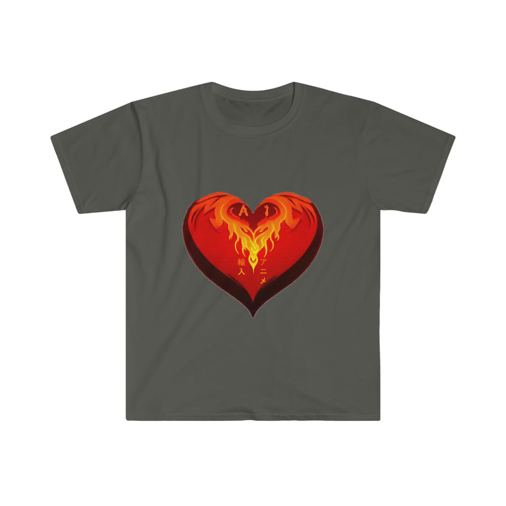 Heart of Flame Unisex Softstyle T-Shirt