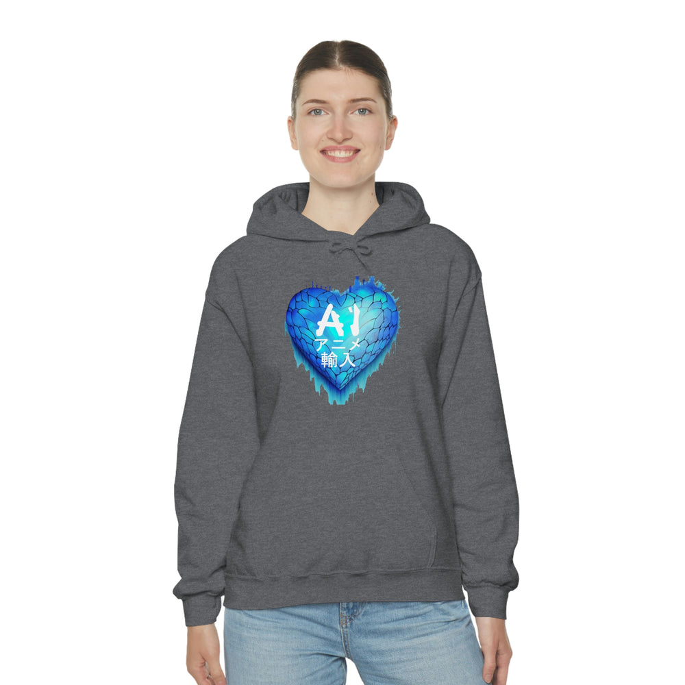 Anime Imports Frozen Heart Logo Unisex Heavy Blend™ Hooded Sweatshirt