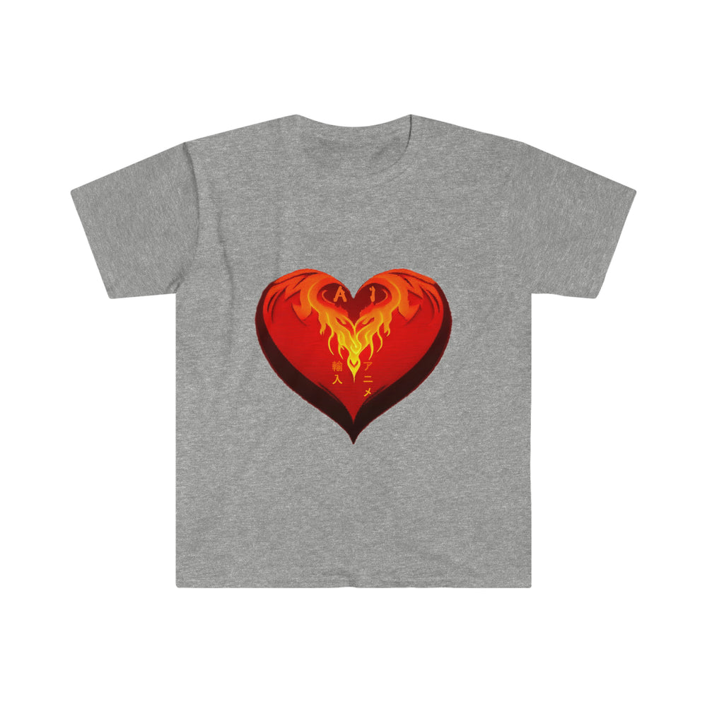 Heart of Flame Unisex Softstyle T-Shirt