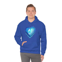 Anime Imports Frozen Heart Logo Unisex Heavy Blend™ Hooded Sweatshirt