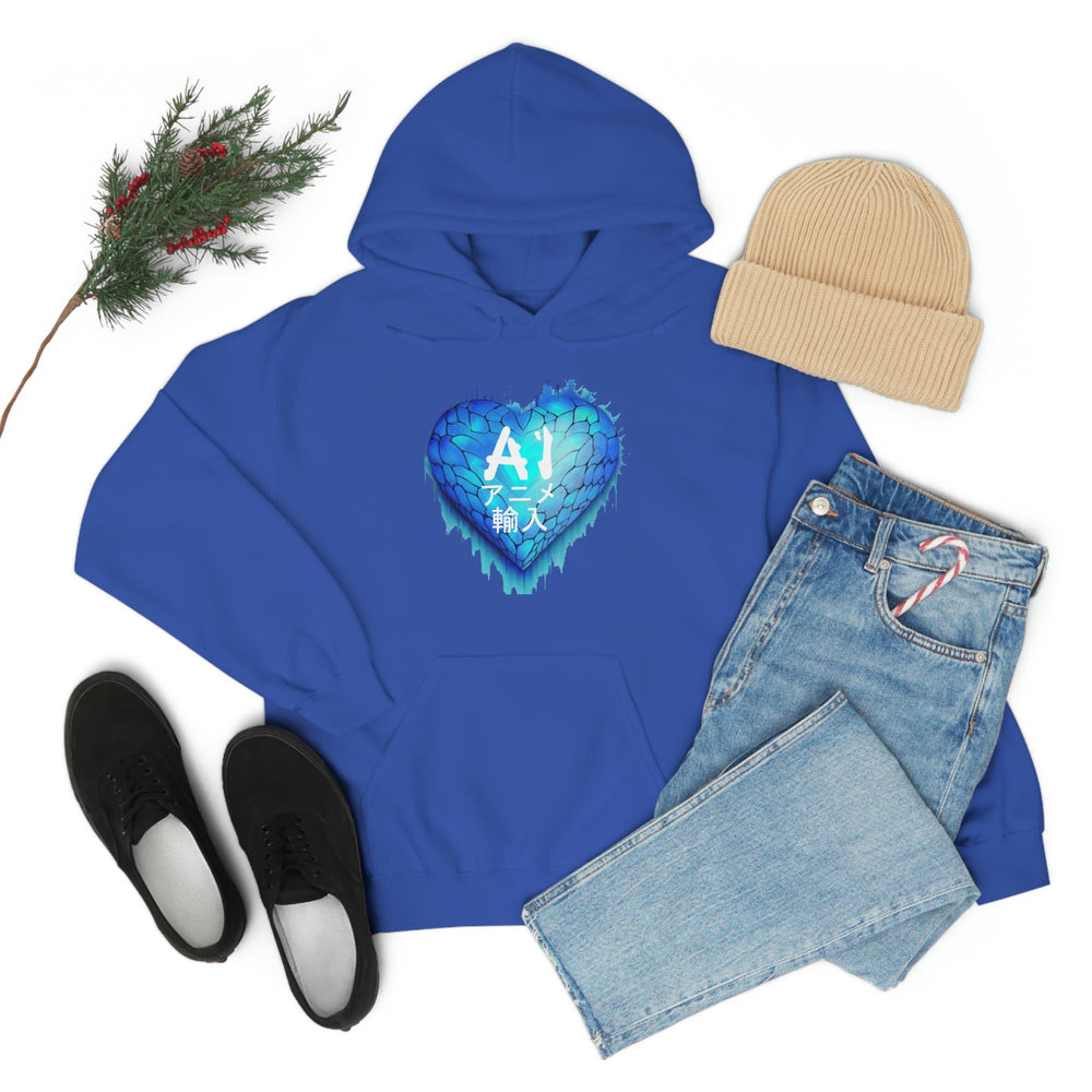 Anime Imports Frozen Heart Logo Unisex Heavy Blend™ Hooded Sweatshirt