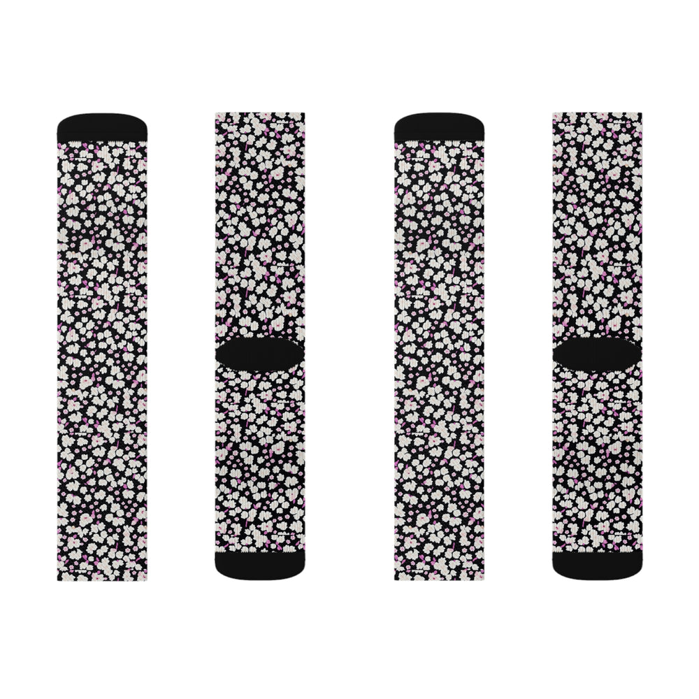 Ume Blossom - Japanese Plum Blossom Sublimation Socks