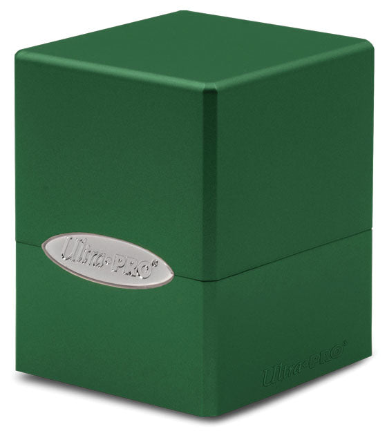 Satin Cube: Forest Green