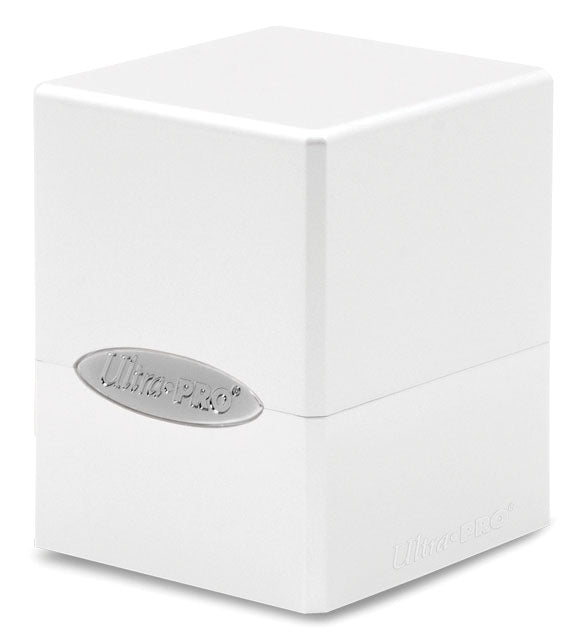 Satin Cube: Arctic White