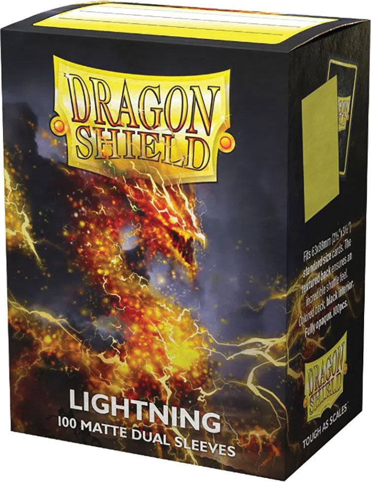 Dragon Shields: (100) Matte Dual - Lightning