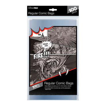 Regular Comic Bags (100 Pack) - Ultra Pro