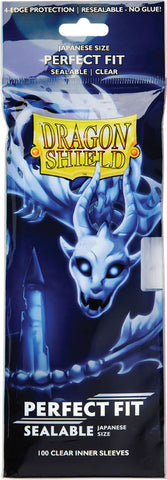 Dragon Shields: Japanese (100) Perfect Fit Sealable - Clear (DISPLAY 15)